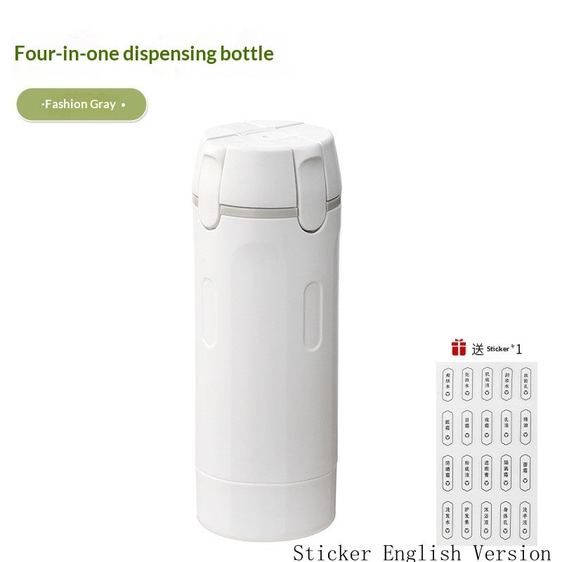 QuadPack 4-in-1 Leakproof Travel Dispenser Set