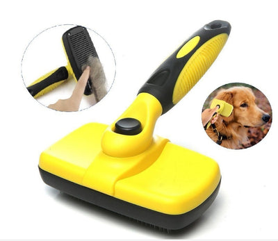 PetEase Self-Cleaning Slicker Brush