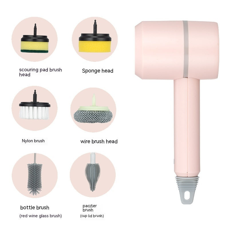 PowerScrub Pro™ — Cordless Electric Cleaning Brush