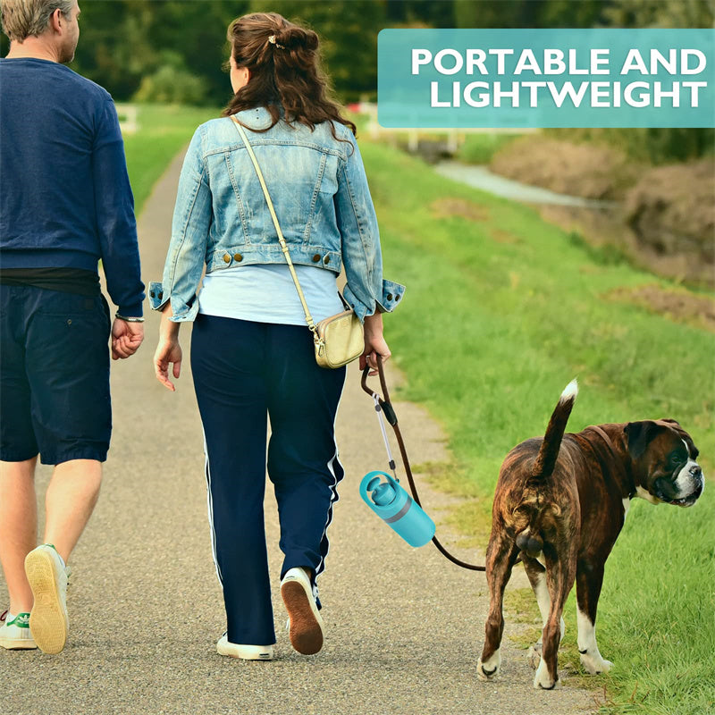 Dog Pooper Scooper with Built-In Bag Dispenser | 8-Claw Pick-Up Tool