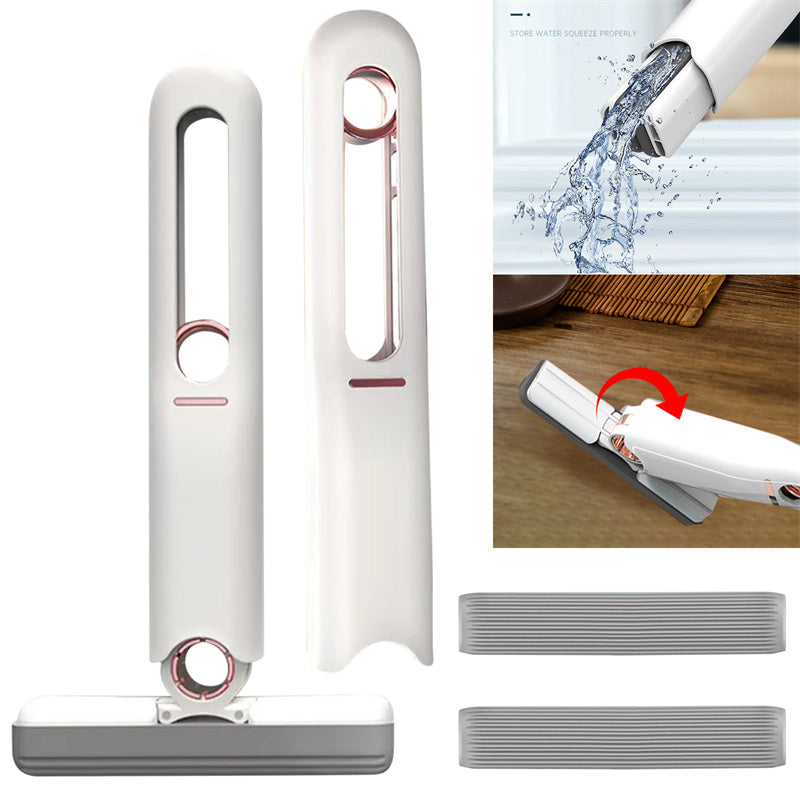 Mini Sponge Mop designed for quick cleaning of smooth surfaces including glass and cars.