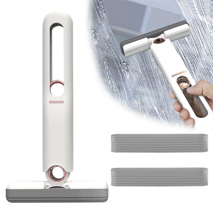 Mini Sponge Mop designed for quick cleaning of smooth surfaces including glass and cars.