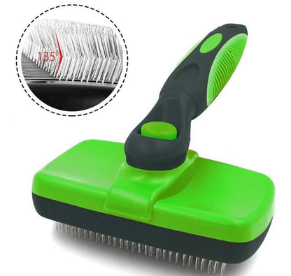 PetEase Self-Cleaning Slicker Brush