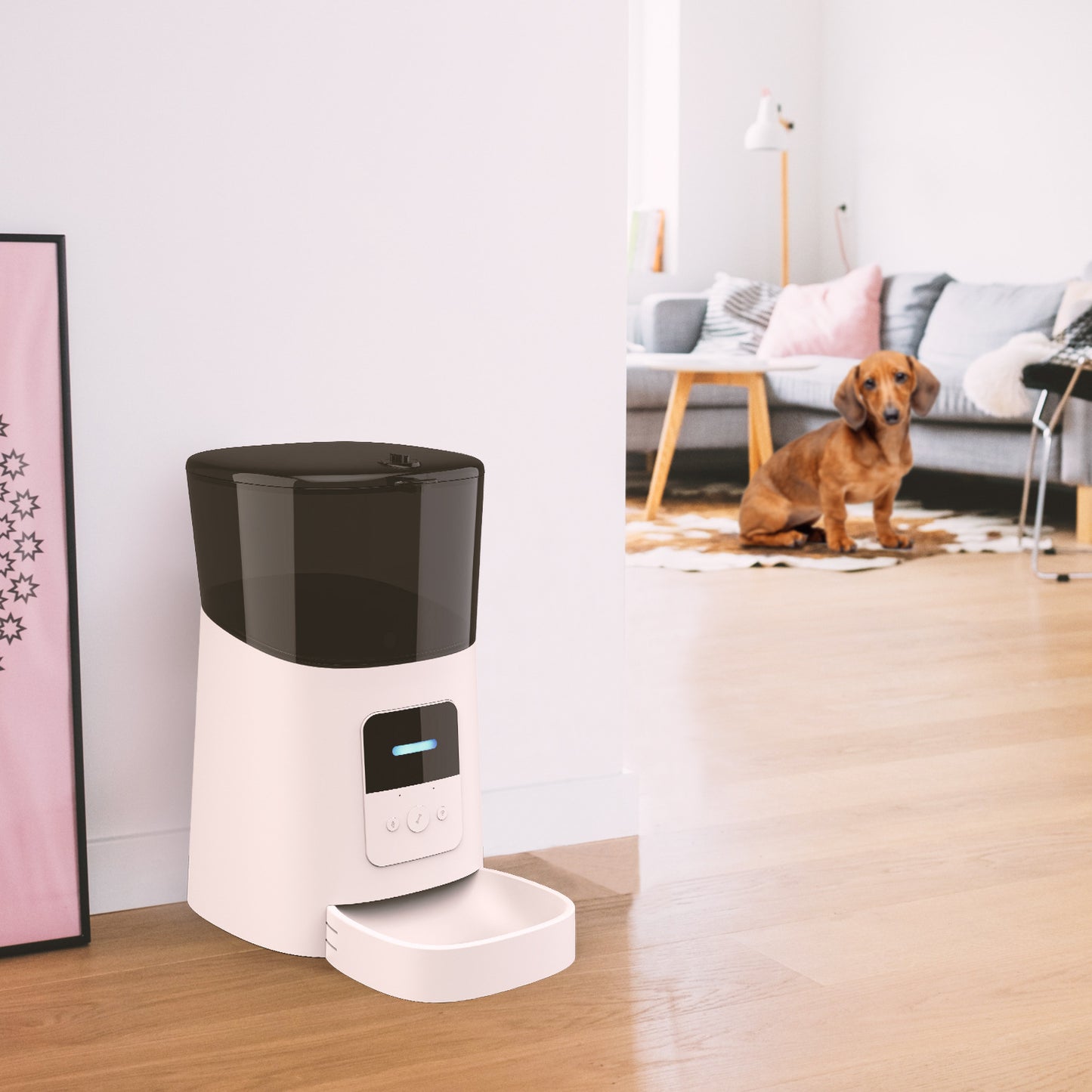 AutoFeed Pro washable food tank and components