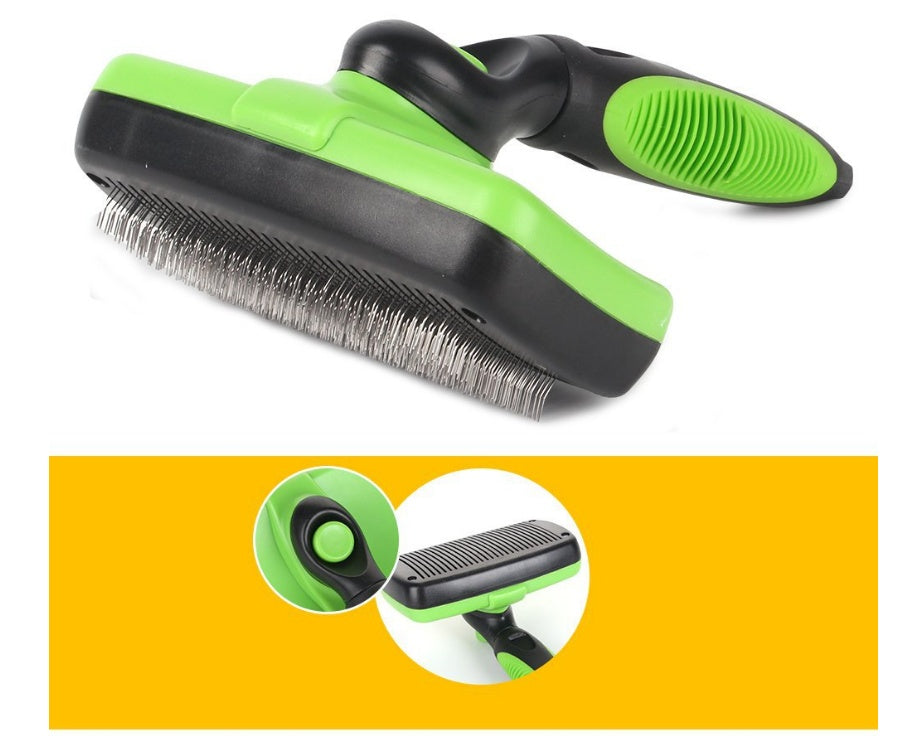 PetEase Self-Cleaning Slicker Brush