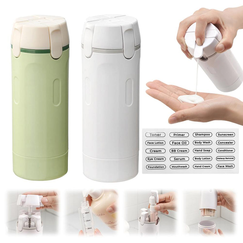 QuadPack 4-in-1 Leakproof Travel Dispenser Set