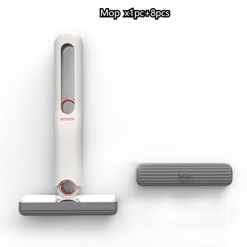 Mini Sponge Mop designed for quick cleaning of smooth surfaces including glass and cars.