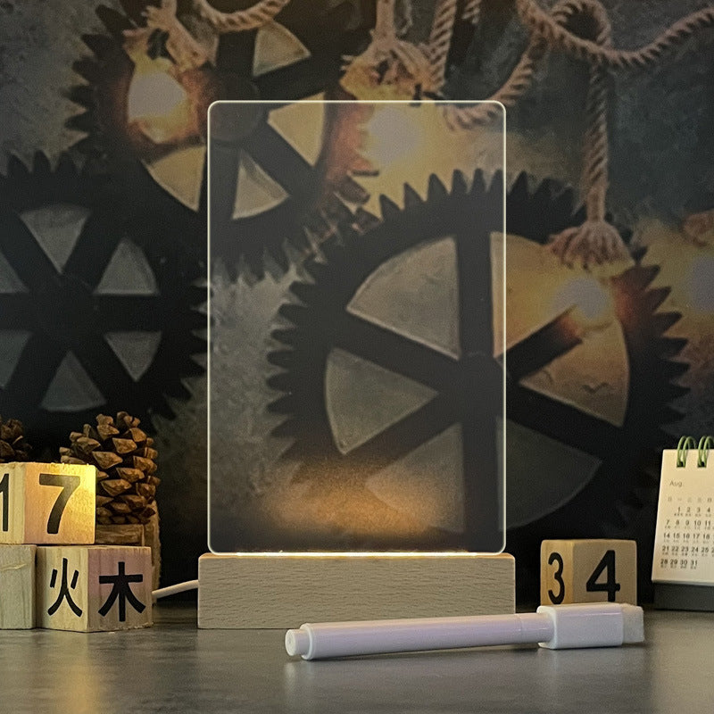GlowNote LED message board shown in Vertical Large size