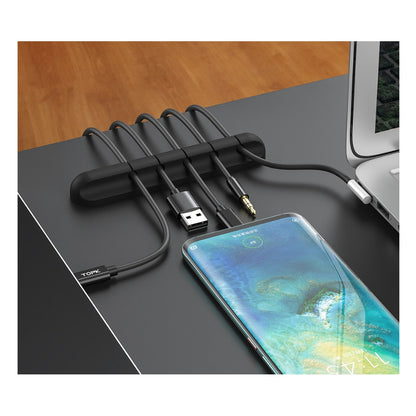 CordSnap™ Silicone Cable Clip Organizer