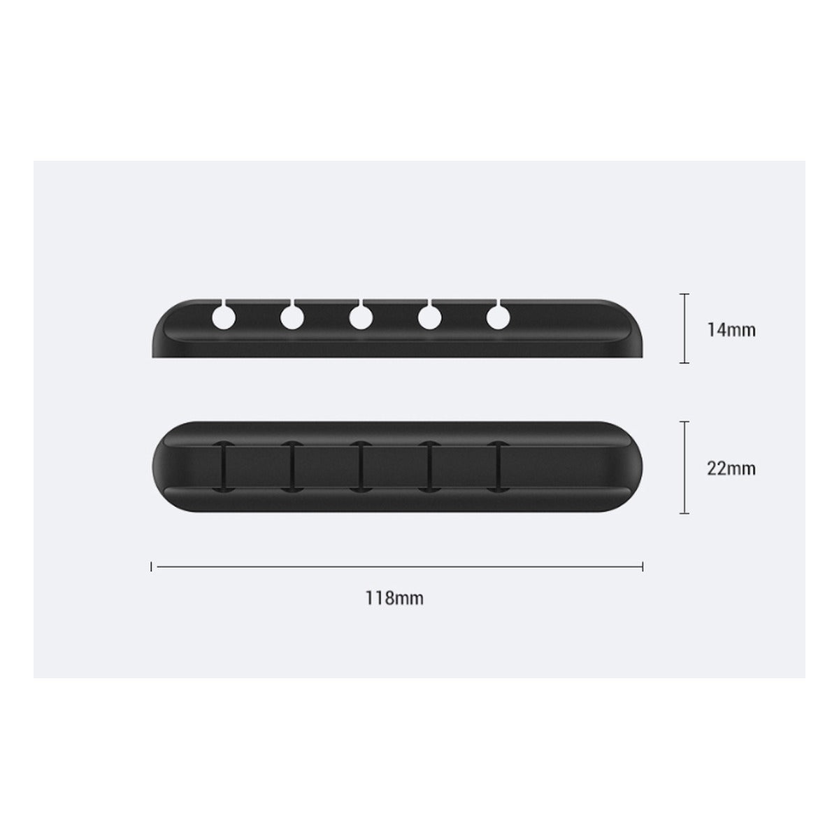 CordSnap™ Silicone Cable Clip Organizer