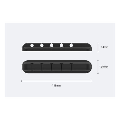 CordSnap™ Silicone Cable Clip Organizer