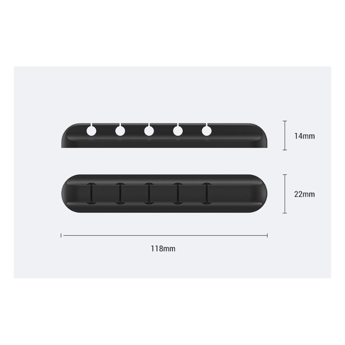 CordSnap™ Silicone Cable Clip Organizer