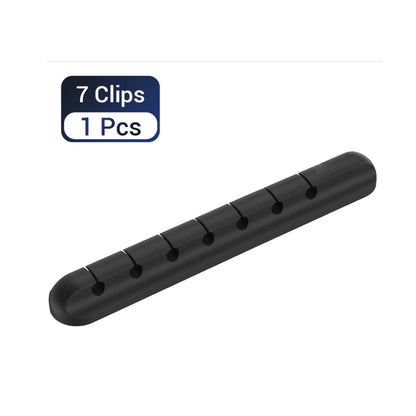 CordSnap™ Silicone Cable Clip Organizer