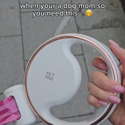AutoGlow™ USB Rechargeable Retractable Dog Leash with LED Light