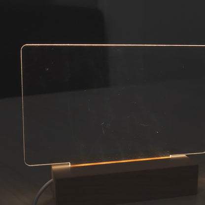 GlowNote™ LED Message Board — USB Light-Up Note Board with Pen