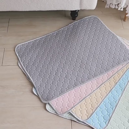 Pet Cooling Mat — Ice Silk Self-Cooling Pad