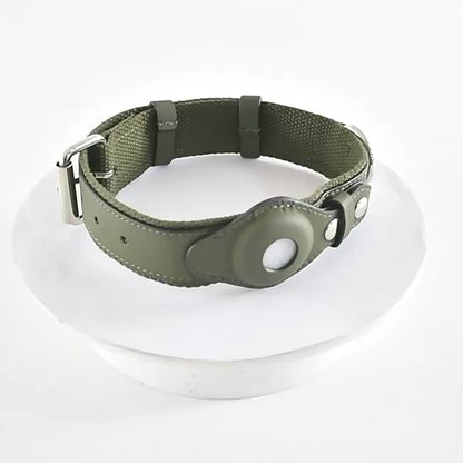 GuardTrack™ AirTag Dog Collar – Heavy-Duty for Medium & Large Dogs