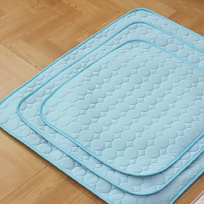 Pet Cooling Mat — Ice Silk Self-Cooling Pad
