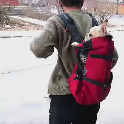 Dog Carrier Backpack | PawTrek™ Portable Pet Travel Bag for Small Dogs