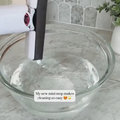 Mini Sponge Mop — Portable Squeeze Mop for Home, Car & Glass